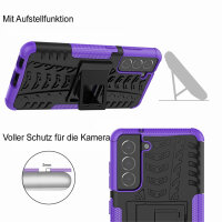 Schutz Hülle für Samsung Galaxy S21 FE 5G, SM-G990B Handy Tasche Bumper Case TPU Lila