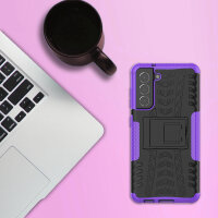 Schutz Hülle für Samsung Galaxy S21 FE 5G, SM-G990B Handy Tasche Bumper Case TPU Lila