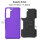 Schutz Hülle für Samsung Galaxy S21 FE 5G, SM-G990B Handy Tasche Bumper Case TPU Lila