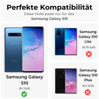 Handy Tasche für Samsung Galaxy S10 Hülle Flip...