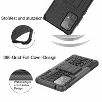 Handy Tasche für SAMSUNG Galaxy Hülle Handyhülle Schutzhülle Outdoor Case Schale Galaxy A52 5G Schwarz