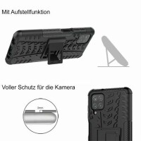 Handy Tasche für SAMSUNG Galaxy Hülle Handyhülle Schutzhülle Outdoor Case Schale Galaxy A52 5G Schwarz