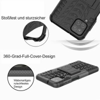 Handy Tasche für SAMSUNG Galaxy Hülle Handyhülle Schutzhülle Outdoor Case Schale Galaxy A52 5G Schwarz