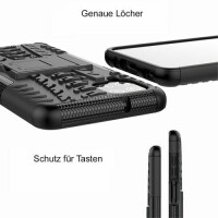 Handy Tasche für SAMSUNG Galaxy Hülle Handyhülle Schutzhülle Outdoor Case Schale Galaxy A52 5G Schwarz