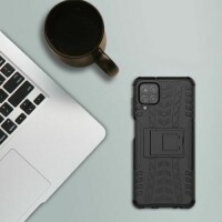 Handy Tasche für SAMSUNG Galaxy Hülle Handyhülle Schutzhülle Outdoor Case Schale Galaxy A52 5G Schwarz