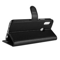 Handy Tasche Huawei Handyhülle Cover Case Klapp Schutz Hülle Etui Wallet Bumper Huawei P Smart+ Schwarz