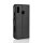 Handy Tasche Huawei Handyhülle Cover Case Klapp Schutz Hülle Etui Wallet Bumper Huawei P Smart+ Schwarz