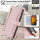 Handykette Samsung Hülle mit Band Handyhülle Kartenfächer PU Leder Umhängetasche Galaxy Xcover 7 Rosa