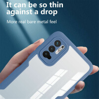 360° Grad Hülle Xiaomi Redmi Note 10 5G vollschutz Integriertem Displayschutz Blau