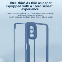 360° Grad Hülle Xiaomi Redmi Note 10 5G vollschutz Integriertem Displayschutz Blau