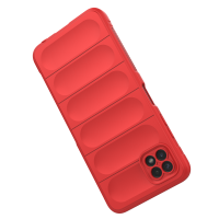 Hülle für Samsung Galaxy A22 5G - Schutzhülle Handyhülle - [Kamera Schutz] Case Rot