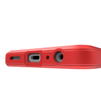 Hülle für Samsung Galaxy A22 5G - Schutzhülle Handyhülle - [Kamera Schutz] Case Rot