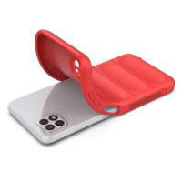 Hülle für Samsung Galaxy A22 5G - Schutzhülle Handyhülle - [Kamera Schutz] Case Rot