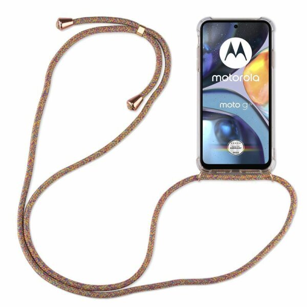 Handykette für Motorola Moto G22 Handyhülle mit Band Schutz Hülle Handy Tasche
