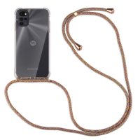 Handykette für Motorola Moto G22 Handyhülle mit Band Schutz Hülle Handy Tasche in Rainbow