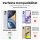 Handykette für Motorola Moto G22 Handyhülle mit Band Schutz Hülle Handy Tasche in Rainbow