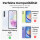Handykette Samsung Hülle mit Band Handyhülle Kartenfächer PU Leder Umhängetasche Galaxy A35 Rosa