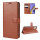 Handy Tasche für Samsung Galaxy A51 SM-A515 Hülle Case Buchhülle Klapphülle TPU PU-Leder Braun