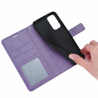 Hülle für Xiaomi Redmi Note 11 / 11S, Schutzhülle Klapphülle Handy Tasche Etui Lila