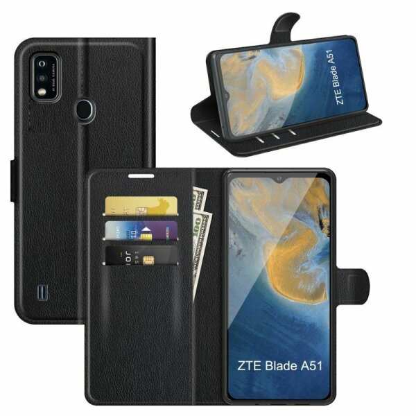 ZTE Blade A51 Hülle Handy Tasche Flip Cover Wallet Case Handyhülle Schutz Etui