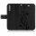 Huawei Handy Tasche Handyhülle Schutz Hülle Blumen Flip Cover Buch Case Etui Huawei P30 Schwarz