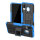 Handy Tasche für Samsung Galaxy Case Panzer Hülle Cover Schutzhülle Etui Bumper Galaxy A40 SM-A405 Blau