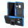 Handy Tasche für Samsung Galaxy Case Panzer Hülle Cover Schutzhülle Etui Bumper Galaxy A40 SM-A405 Blau