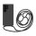 Handykette für Samsung Hanyhülle mit Band Hülle mit Kodel Smartphone Halskette Galaxy S24 Ultra Schwarz