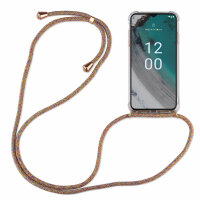Handykette für Nokia C32 Handyhülle mit Band Umhängehülle mit Band Hülle Cover  Rainbow