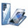 360°Grad Hülle für Samsung Galaxy S22 Ultra mit Integriertem Displayschutz Blau