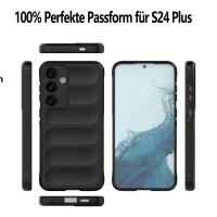 Hülle für Samsung A14 A34 A54 S23 FE S24 Handyhülle Outdoor Case Cover Bumper Schwarz Galaxy S24+