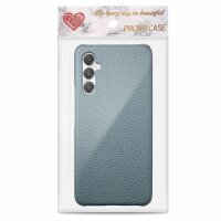 Hülle Handyhülle Stoßfeste Handy Tasche Ultra-Dünn Case Leder Bumper für Samsung Galaxy A05s Blau