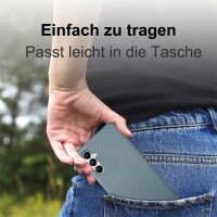 Hülle Handyhülle Stoßfeste Handy Tasche Ultra-Dünn Case Leder Bumper für Samsung Galaxy A05s Blau
