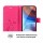 Handy Tasche ZTE Blade Hülle Schutzhülle Klapphülle Flip Case Buchhülle Etui TPU Blade A71 Pink