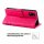 Handy Tasche ZTE Blade Hülle Schutzhülle Klapphülle Flip Case Buchhülle Etui TPU Blade A71 Pink