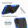Handy Tasche für Apple iPhone Panzer Cover Case Schutz Hülle Etui Schale Bumper Apple iPhone X / XS Blau