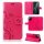 Xiaomi Handy Tasche Handyhülle Schutz Hülle Blumen Flip Cover Wallet Case Etui Xiaomi Mi 11 5G Pink