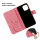 Xiaomi Handy Tasche Handyhülle Schutz Hülle Blumen Flip Cover Wallet Case Etui Xiaomi Mi 11 5G Pink