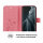 Xiaomi Handy Tasche Handyhülle Schutz Hülle Blumen Flip Cover Wallet Case Etui Xiaomi Mi 11 5G Pink