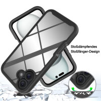 Handyhülle für Apple iPhone 16 – 360° Panzer Case mit Displayschutz