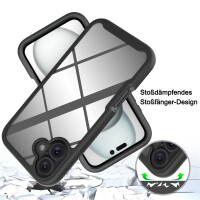 Handyhülle für Apple iPhone 16 Plus – 360° Panzer Case mit Displayschutz