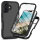 Outdoor Hülle iPhone 16 Plus, Panzer Handy Tasche 360 Grad TPU Case mit Displayschutz