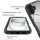 Outdoor Hülle iPhone 16 Plus, Panzer Handy Tasche 360 Grad TPU Case mit Displayschutz