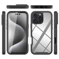 Handyhülle für Apple iPhone 16 Pro Max – 360° Panzer Case mit Displayschutz