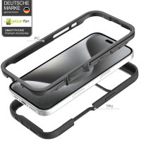Outdoor Hülle iPhone 16 Pro, Panzer Handy Tasche 360 Grad TPU Case mit Displayschutz