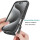 Outdoor Hülle iPhone 16 Pro, Panzer Handy Tasche 360 Grad TPU Case mit Displayschutz
