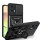 Outdoor Panzer Hülle Motorola Moto G04 G24 E14 Handyhülle mit Kameraschutz Ringhalter Schwarz