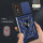 Outdoor Panzer Hülle Motorola Moto G04 G24 E14 Handyhülle mit Kameraschutz Ringhalter Blau