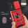 Outdoor Panzer Hülle Motorola Moto G04 G24 E14 Handyhülle mit Kameraschutz Ringhalter Rot