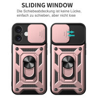 Handyhülle für Apple iPhone 16 Plus – Panzer Cover Case Roségold